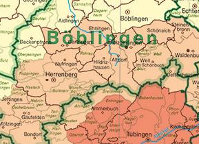 Karte der Erdbebenzonen und geologischen Untergrundklassen (Ausschnitt)