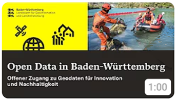 Open Data in Baden-Württemberg - Imagevideo zur Freischaltung der Geobasisdaten