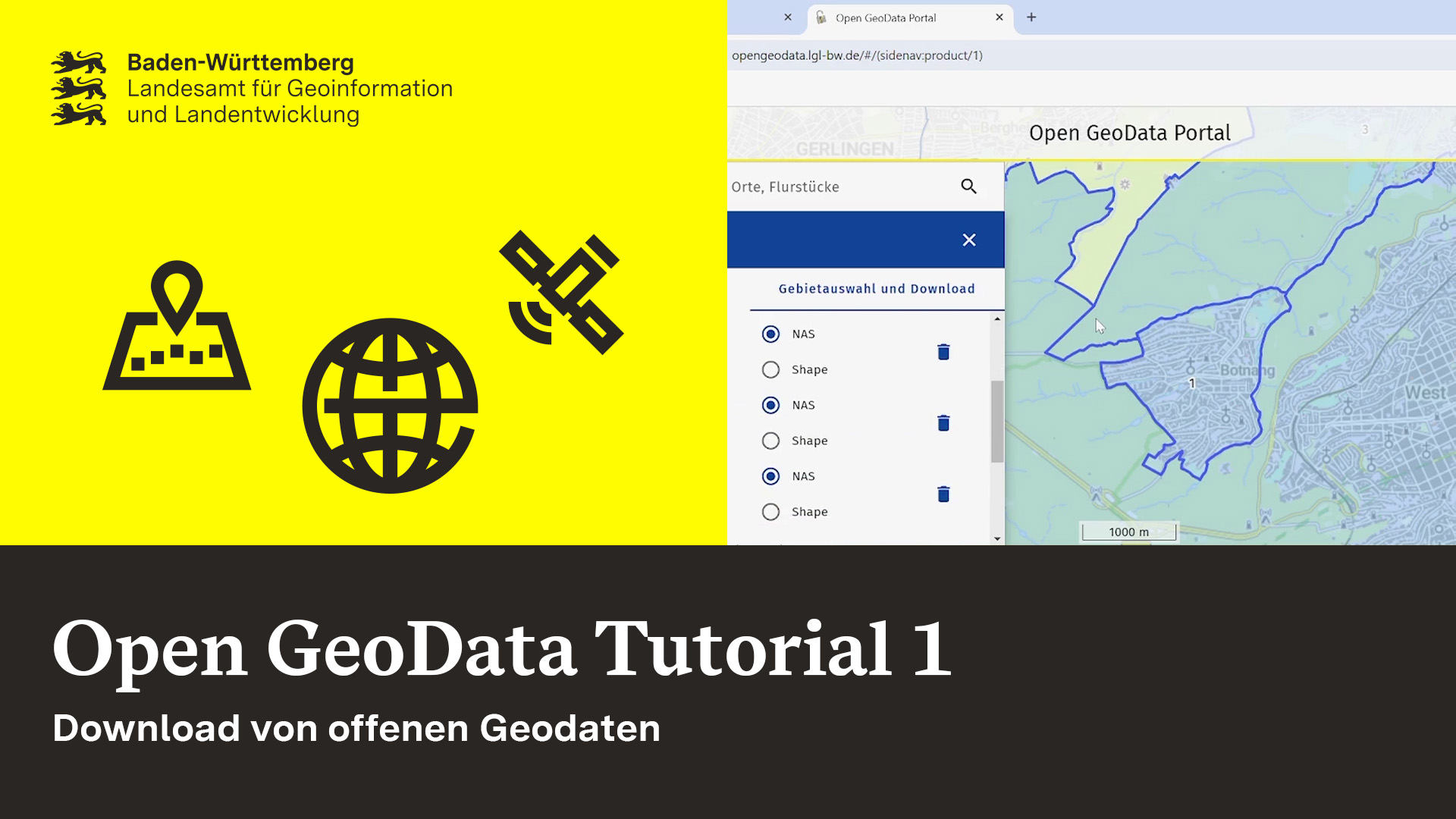 Open Geodata Tutorial 1
